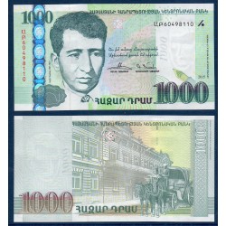 Arménie Pick N°59 Neuf, Billet de banque de 1000 Dram 2015