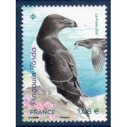 Timbre France Yvert No 5459 pingouin Torda De feuille luxe **