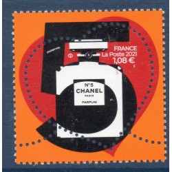 Timbre France Yvert No 5464 Coeur de Chanel luxe **