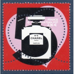 Timbre France Yvert No 5465 Coeur de Chanel luxe **