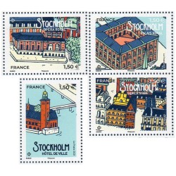 Timbres France Yvert No 5477-5480 Stockholm luxes **