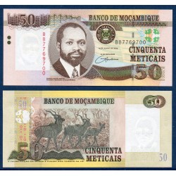 Mozambique Pick N°144a, Billet de banque de 50 meticais 2006