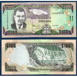 Jamaique Pick N°80d, Billet de banque de 100 dollars 2004