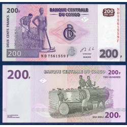 Congo Pick N°99b, Billet de banque de 200 Francs 2013