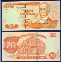 Bolivie Pick N°244, Billet de banque de 20 bolivianos 2015