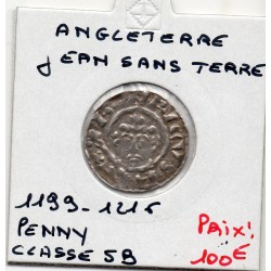 Angleterre Jean sans terre 1 penny class 5b 1199-1216 Sup- pièce de monnaie