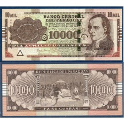 Paraguay Pick N°238Aa, Billet de banque de 10000 Guaranies 2015