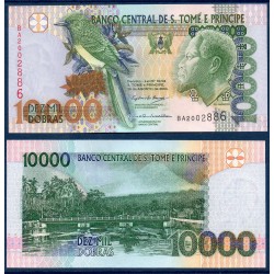 Sao Tomé et Principe Pick N°66c, Billet de banque de 10000 Dobras 2004