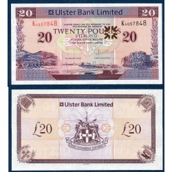 Irlande du nord Pick N°342b, Ulster bank Billet de Banque de 20 pounds 2012-2015