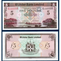 Irlande du nord Pick N°340b, Ulster bank Billet de Banque de 5 pounds 2013