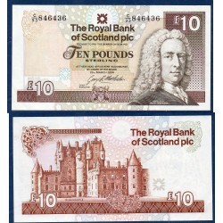 Ecosse Pick N°353a, TTB+ Billet de banque de 10 pounds 1994 Royal Bank of Scotland