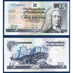 Ecosse Pick N°364, Billet de banque de 5 pounds 2005 Royal Bank of Scotland