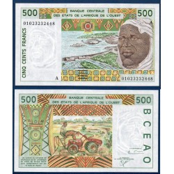 BCEAO Pick 110Al pour la Cote d'Ivoire, Billet de banque de 1000 Francs CFA 2001
