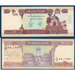 Afghanistan Pick N°68b, Billet de banque de 20 afghanis 2004