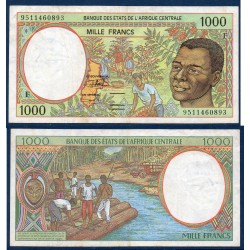 Afrique Centrale Pick 302Fc pour le Centrafrique, Billet de banque de 500 Francs CFA 1995