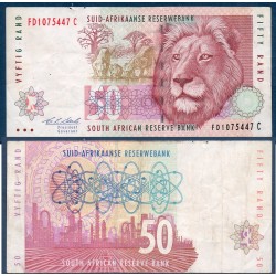 Afrique du sud Pick N°125b, TTB Billet de banque de 50 rand 1992