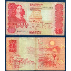 Afrique du sud Pick N°122a, Billet de banque de 50 rand 1984