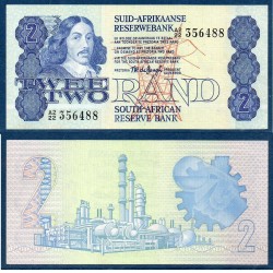 Afrique du sud Pick N°118a, UNC Billet de banque de 2 rand 1978-1981
