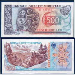 Albanie Pick N°48, Billet de banque de 500 Leke 1991