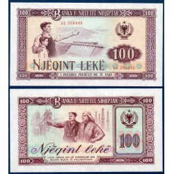 Albanie Pick N°39a, Billet de banque de 100 Leke 1964