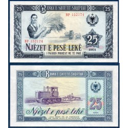 Albanie Pick N°38a, Billet de banque de 50 Leke 1964