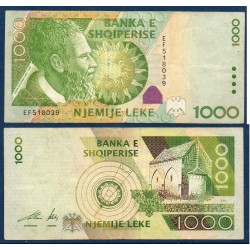 Albanie Pick N°69, Billet de banque de 1000 Leke 2001
