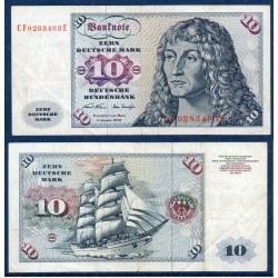 Allemagne RFA Pick N°31a, TTB Billet de banque de 10 Mark 1970
