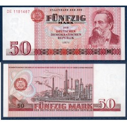 Allemagne RDA Pick N°30b, Billet de banque de 50 Mark 1971