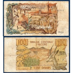 Algérie Pick N°128b, TB Billet de banque de 100 dinar 1970