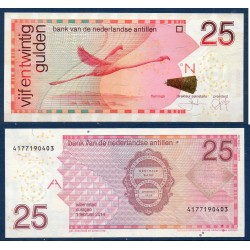Antilles Néerlandaises Pick N°29h, Billet de banque de 25 Gulden 2014
