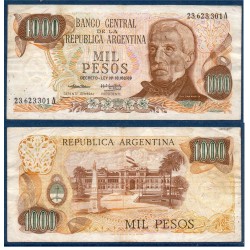 Argentine Pick N°299, Billet de banque de 1000 Pesos 1973-1976