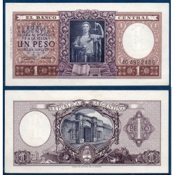 Argentine Pick N°263b, Spl Billet de banque de 1 peso 1956