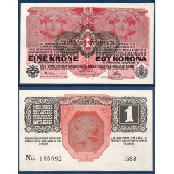 Autriche Pick N°49, Neuf Billet de banque de 1 Krone 1919