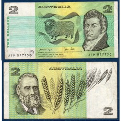 Australie Pick N°43c, Billet de banque de 2 Dollars 1979
