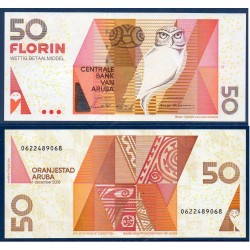 Aruba Pick N°18a, Billet de banque de 50 Florin 2003
