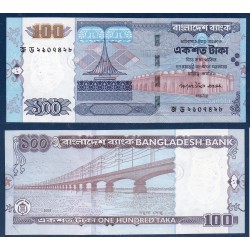 Bangladesh Pick N°49c, neuf Billet de banque de 100 Taka 2008