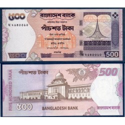 Bangladesh Pick N°43a, Billet de banque de 500 Taka 2002