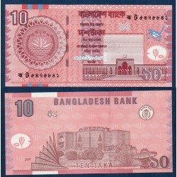 Bangladesh Pick N°39Ab, Billet de banque de 10 Taka 2007