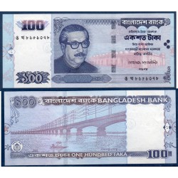 Bangladesh Pick N°37, Billet de banque de 100 Taka 2001
