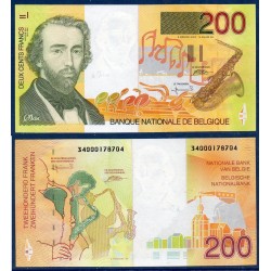 Belgique Pick N°148, Neuf Billet de banque de 200 Franc Belge 1995-2001