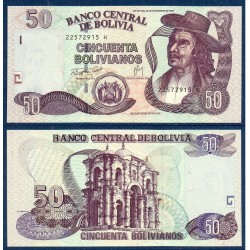 Bolivie Pick N°235, Billet de banque de 50 bolivianos 2007 Série H