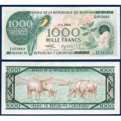 Burundi Pick N°31b, Sup Billet de banque de 1000 Francs 1981-1986