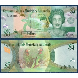Cayman Pick N°39b neuf Billet de banque de 5 dollars 2014