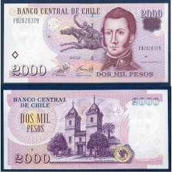 Chili Pick N°158a, Billet de banque de 2000 Pesos 1997-2003