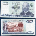 Chili Pick N°157b, Billet de banque de 10000 Pesos 1994-2001