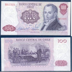 Chili Pick N°152b, Billet de banque de 100 Pesos 1976-1984