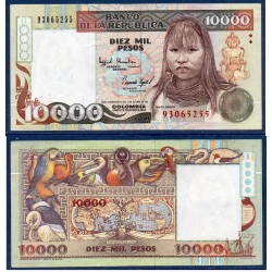 Colombie Pick N°437A, Billet de banque de 10000 Pesos 1994