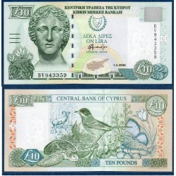 Chypre Pick N°62e Neuf, Billet de banque de 10 pounds 2005