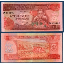 Ethiopie Pick N°32a, TTB Billet de banque de 10 Birr 1976