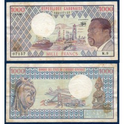 Gabon Pick N°3d, TB Billet de banque de 1000 Francs 1.4.1978